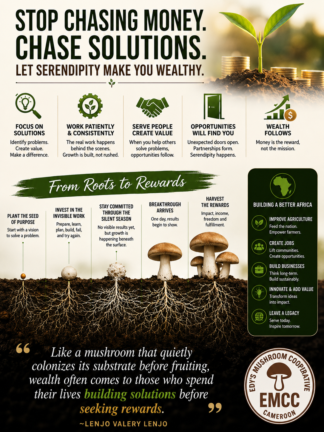 Stop Chasing Money: Chase Solutions and Let Serendipity Make You Wealthy
