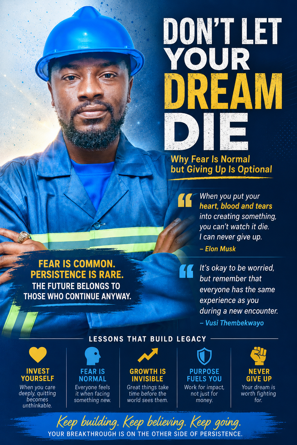 DON’T LET YOUR DREAM DIE